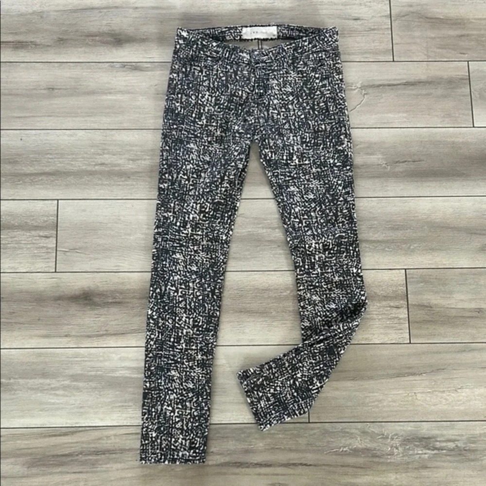 IRO Abril Print slim skinny Jeans denim intermix size 26